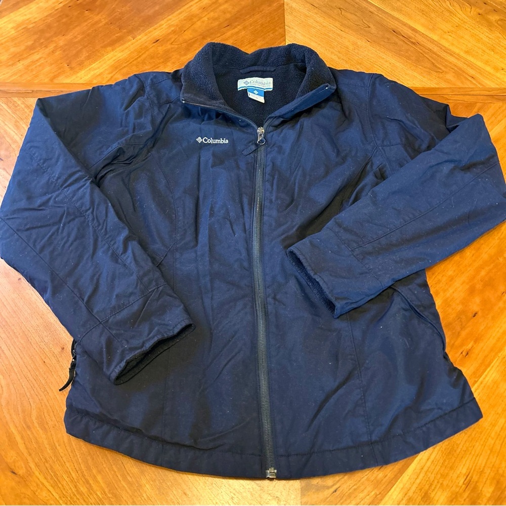 Columbia Black Fleece Lined Jacket